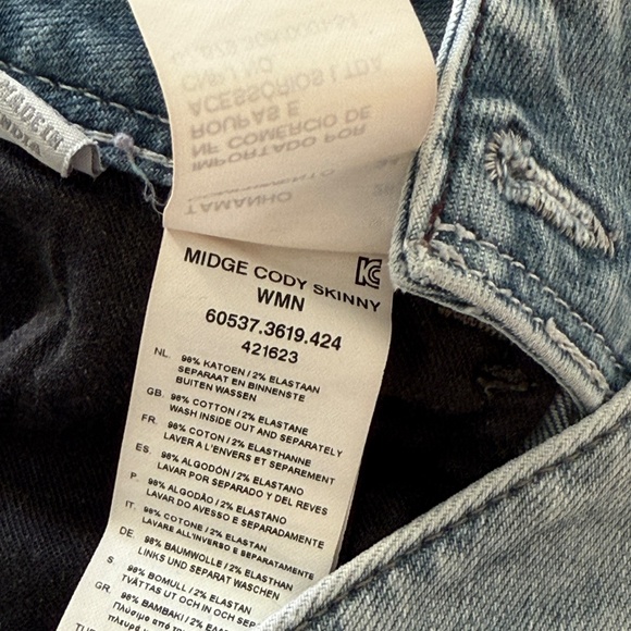 G-Star Midge Cody Skinny Jeans in Light Blue (Size 28 Tall) - Picture 12 of 13